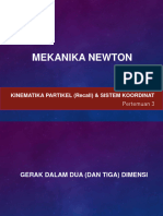 Mekanika Newton Pertemuan 3 4  2023