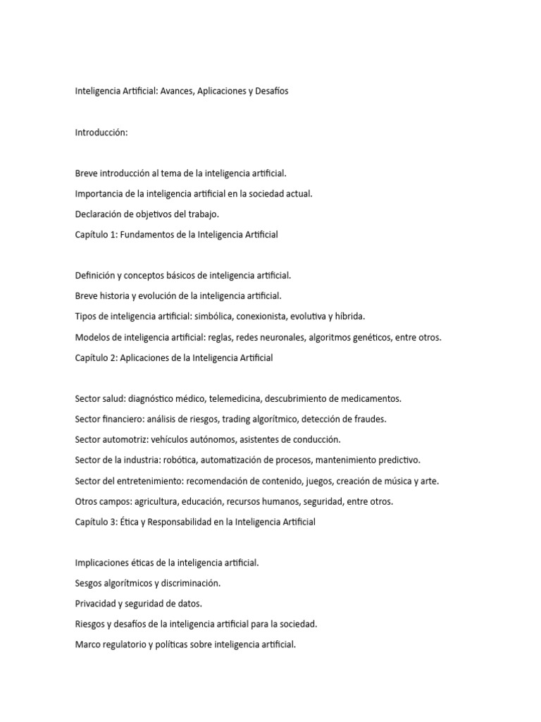 Fundamentos y Aplicaciones de IA 2024 | PDF | Inteligencia artificial ...