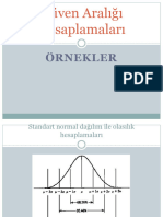 Güven Aralığı Hesaplamaları