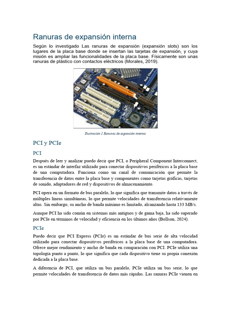 PCI | PDF | Hardware de la computadora | Disco duro
