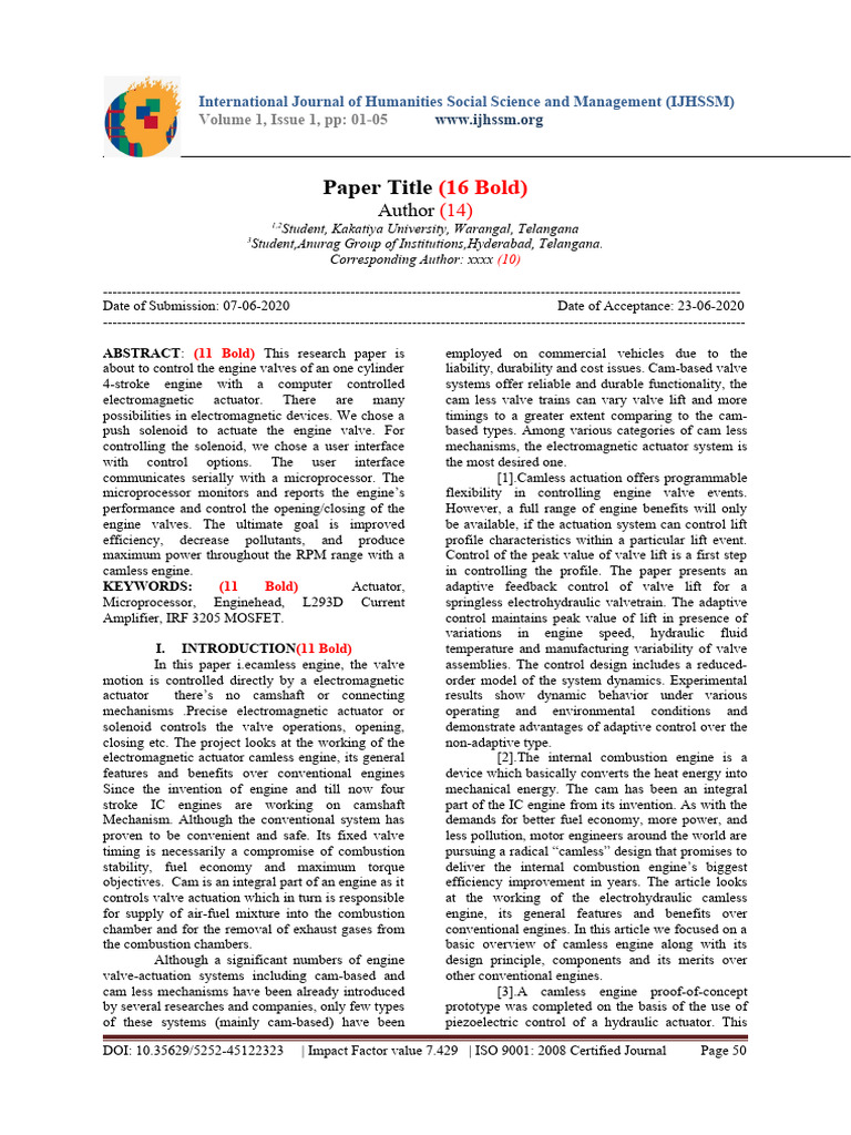 Paper Format Pdf Inductor Engines