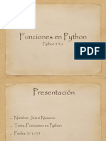 Funciones en Python