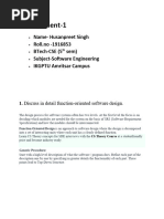 Software Engineering Assignment 1