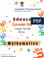 Edexcel Primary Paper No 08