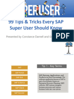 99 Tips & Tricks Every SAP Super User Should Know