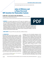 Comparative Evaluation of Efficiency and Reliability of Single-Phase Five-Level NPC Inverters For Photovoltaic Systems