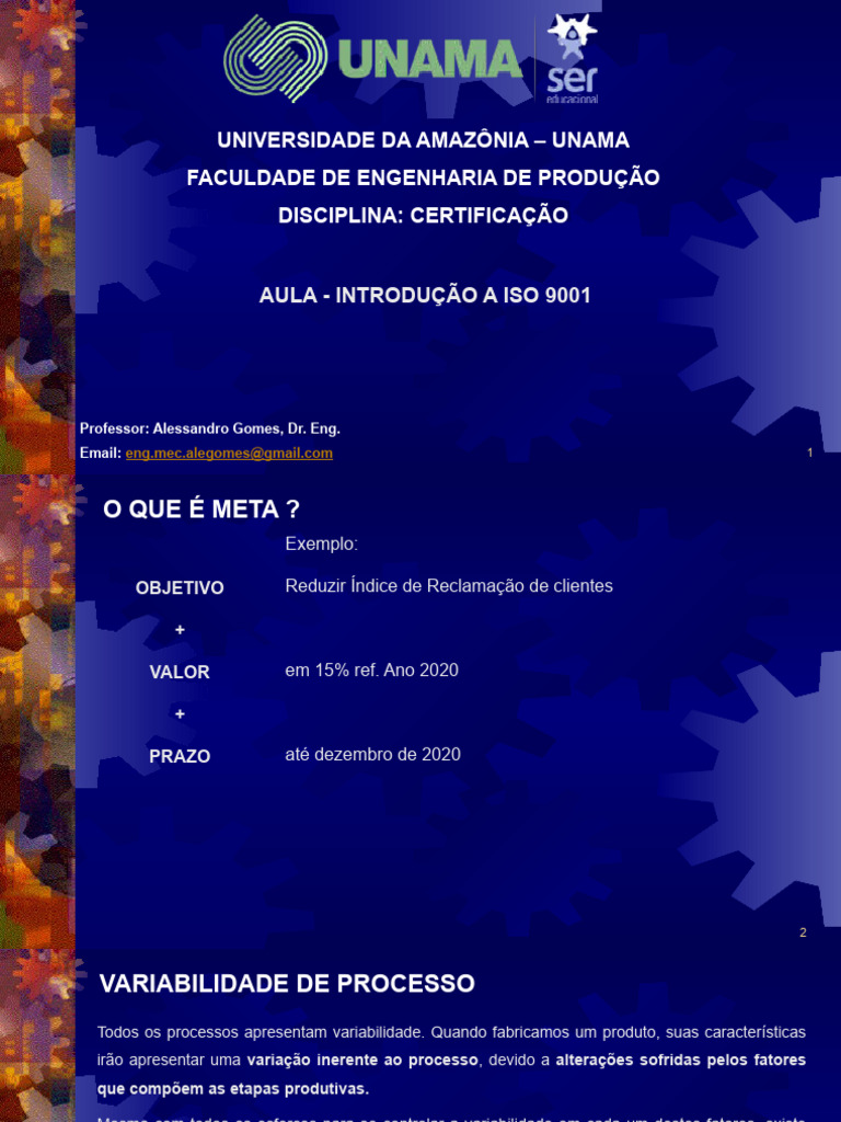 Aula introdu o a iso 9001 pdf iso 9000 business