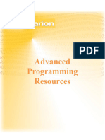 Advanced Programming Resources