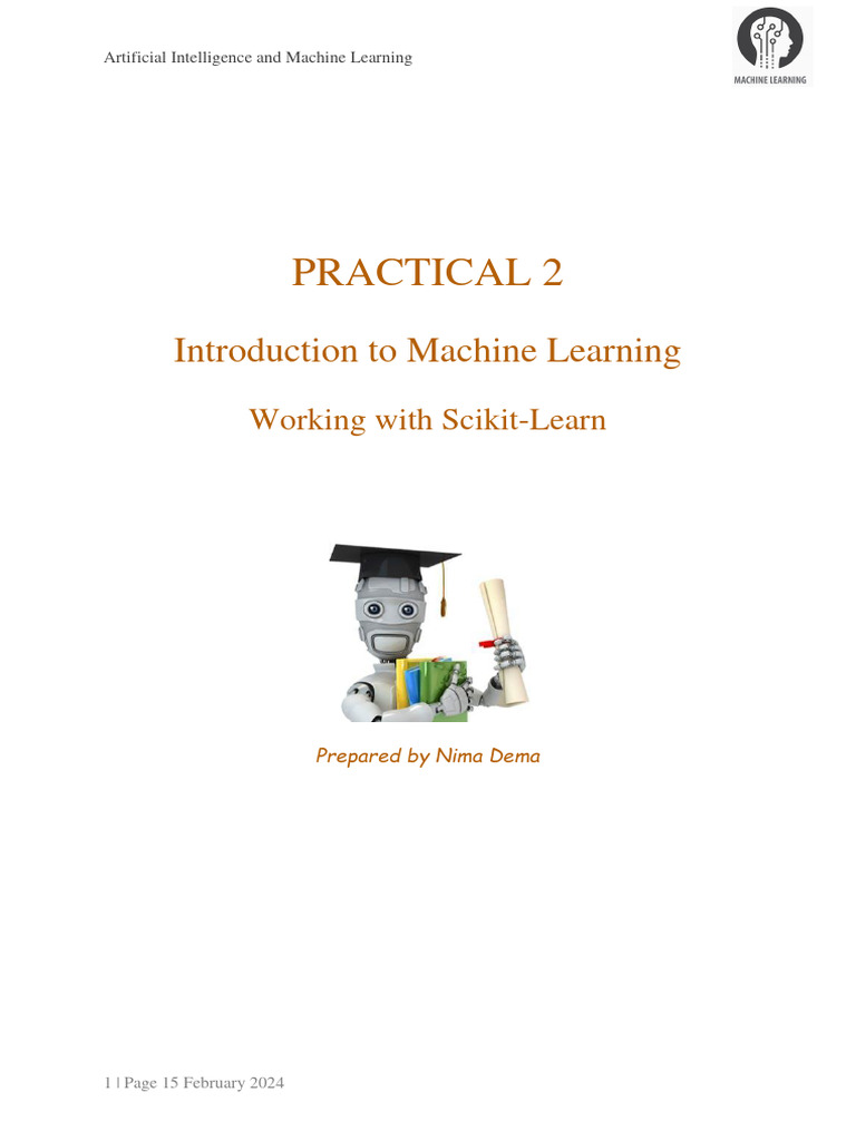 Scikit-Learn: Practical Machine Learning Guide | PDF | Machine Learning ...