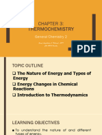 Chapter 3.1 Thermochemistry