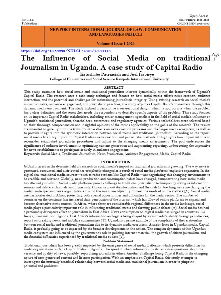 Social Media's Impact on Capital Radio | PDF | Social Media | Popular ...