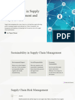 Current Trends in Supply Chain Management and Way Forward