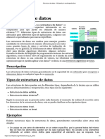 Wiki - Tipos Abstractos y Estructuras de Datos. Organizaciones de Ficheros. Algoritmos. Formatos de Información y Ficheros.