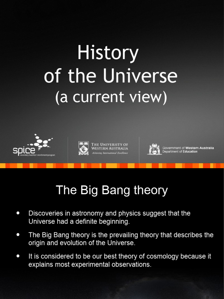 Timeline of the Big Bang Theory | PDF | Universe | Fundamental Interaction
