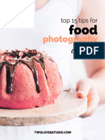 TOP 15 Food Photography Tips 1