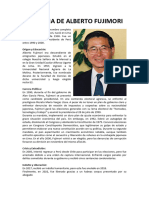 Biografia Alberto Fujimori
