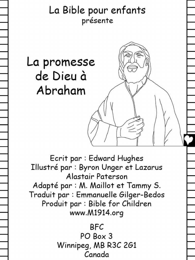 Promesse de Dieu à Abraham | PDF | Abraham | Livre de la Genèse