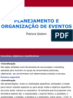 Aula Organização de Eventos Patricia