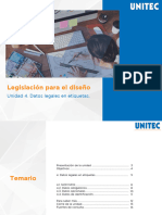 Legislación para El Diseño: Unidad 4. Datos Legales en Etiquetas