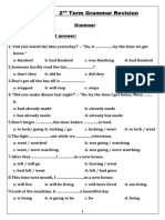 2nd Prep Grammar Review Sheet33wu2