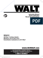 Manual Amoladora Dewalt DCG412