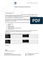 Employment Verification Consent Form