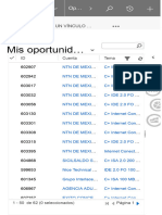 Oportunidades Mis Oportunidades Abiertas - Microsoft Dynamics 365