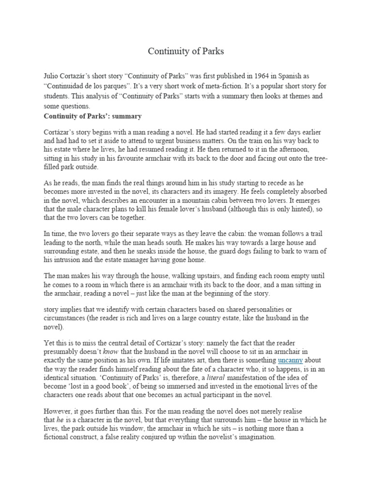 Continuity of Parks PDF