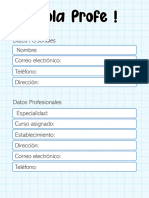 Agenda Docente Hombre