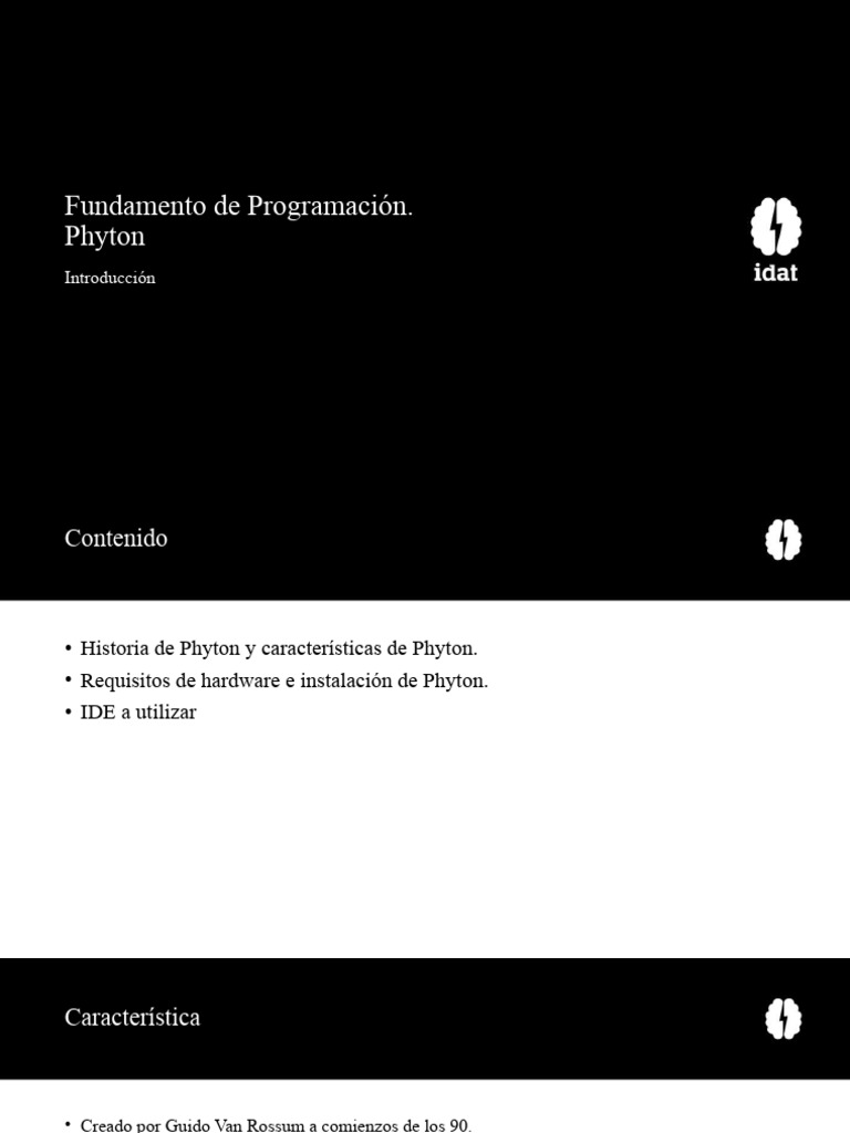 Fundamentos de Programación en Python | PDF