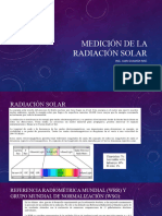 Medición de La Radiación Solar