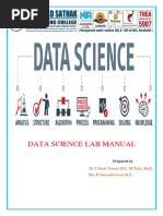 Data Science Lab Manual