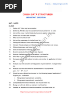 Cs3301 Unit Important Q-Data-Structures