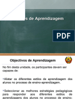 Estilos de Aprendizagem