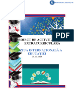 Proiect de Activitate