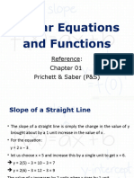 Linear Equations and Functions (P&S) - Part 02