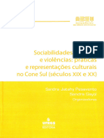 2013 - Sociabilidades, Justiças e Violências-Práticas e Representações Culturais No Cone Sul (Séculos XIX e XX) 2 Edição