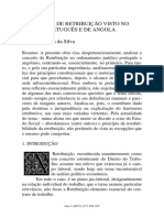 O Conceito de Retribuição Visto No Direito Português E de Angola Manuel Pereira Da Silva