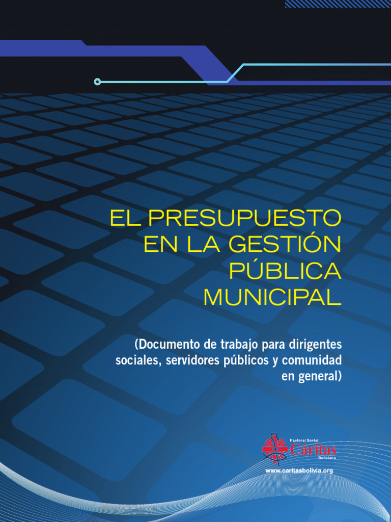 Presupuesto y Gestión Pública Municipal | PDF | Presupuesto | Bolivia