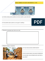 Teste Avaliativo de História - Primeira Avaliação Complementar