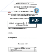 Modulo de Ortografia y Sintaxis Básica - 2024
