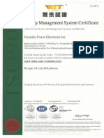 Certificado de Calidad Iso9001