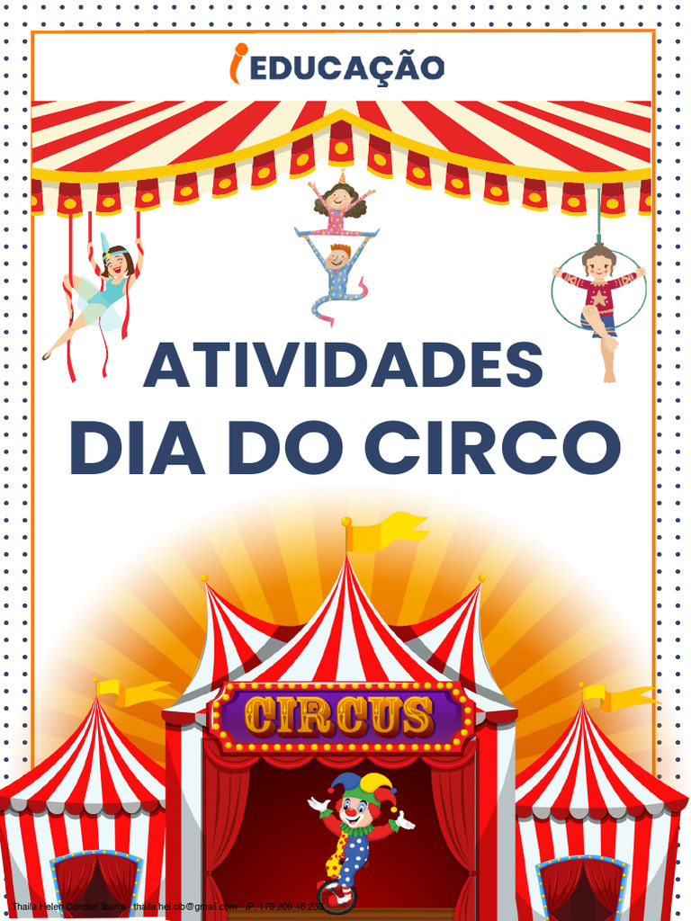 Dia Do Circo Na Educacao Infantil | PDF | Propriedade intelectual