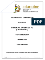 Physical Sciences P2 (Chemistry) : Preparatory Examination