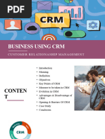 Business Using CRM