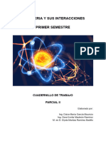 Cuadernillo de Trabajo La Materia y Sus Interacciones Parcial 2