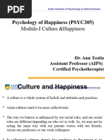 Culture & Happiness