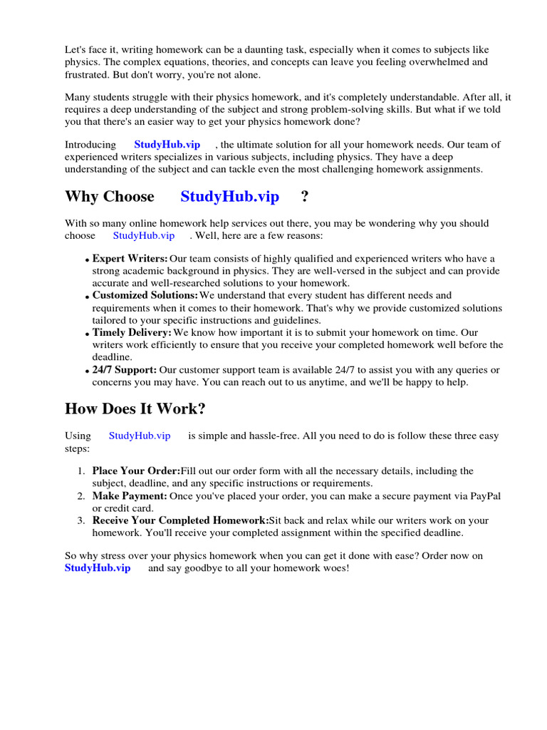Physics Homework 123 | Download Free PDF | Physics | Homework