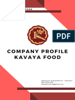 Company Profile Kavaya Food