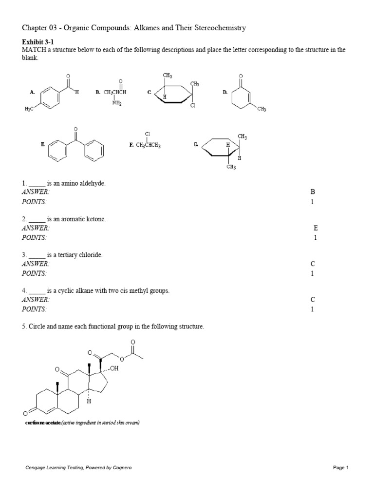 Organic Chemistry 9th Edition Mcmurry Test Bank | PDF | Conformational ...